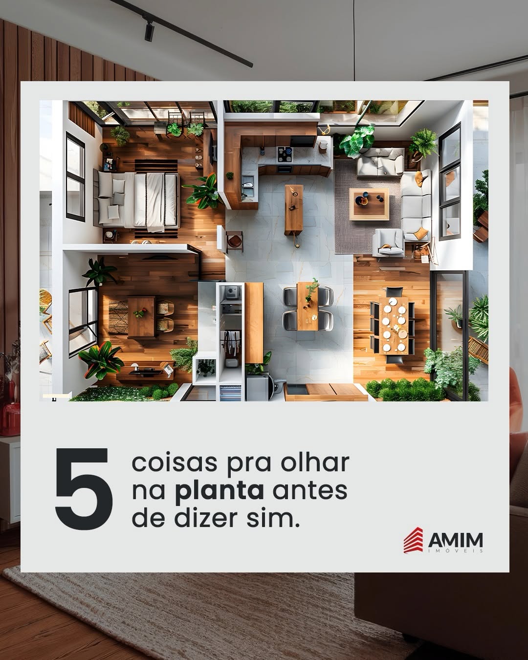 Post do Instagram Amim Imóveis